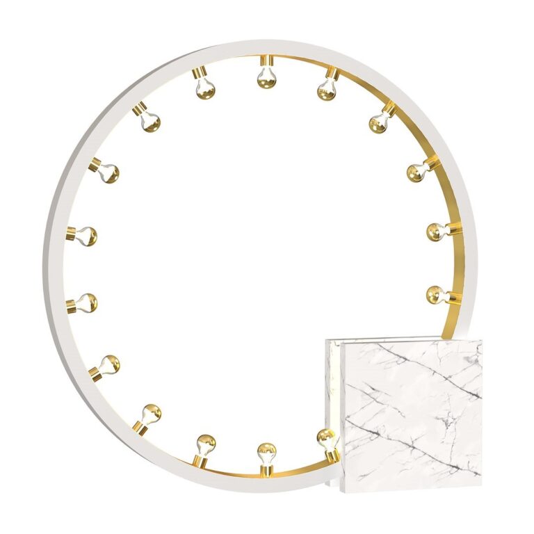 Lampa wisząca Milagro CASSIOPEIA biały + złoty 19xE14 max 40W 115 cm wys.