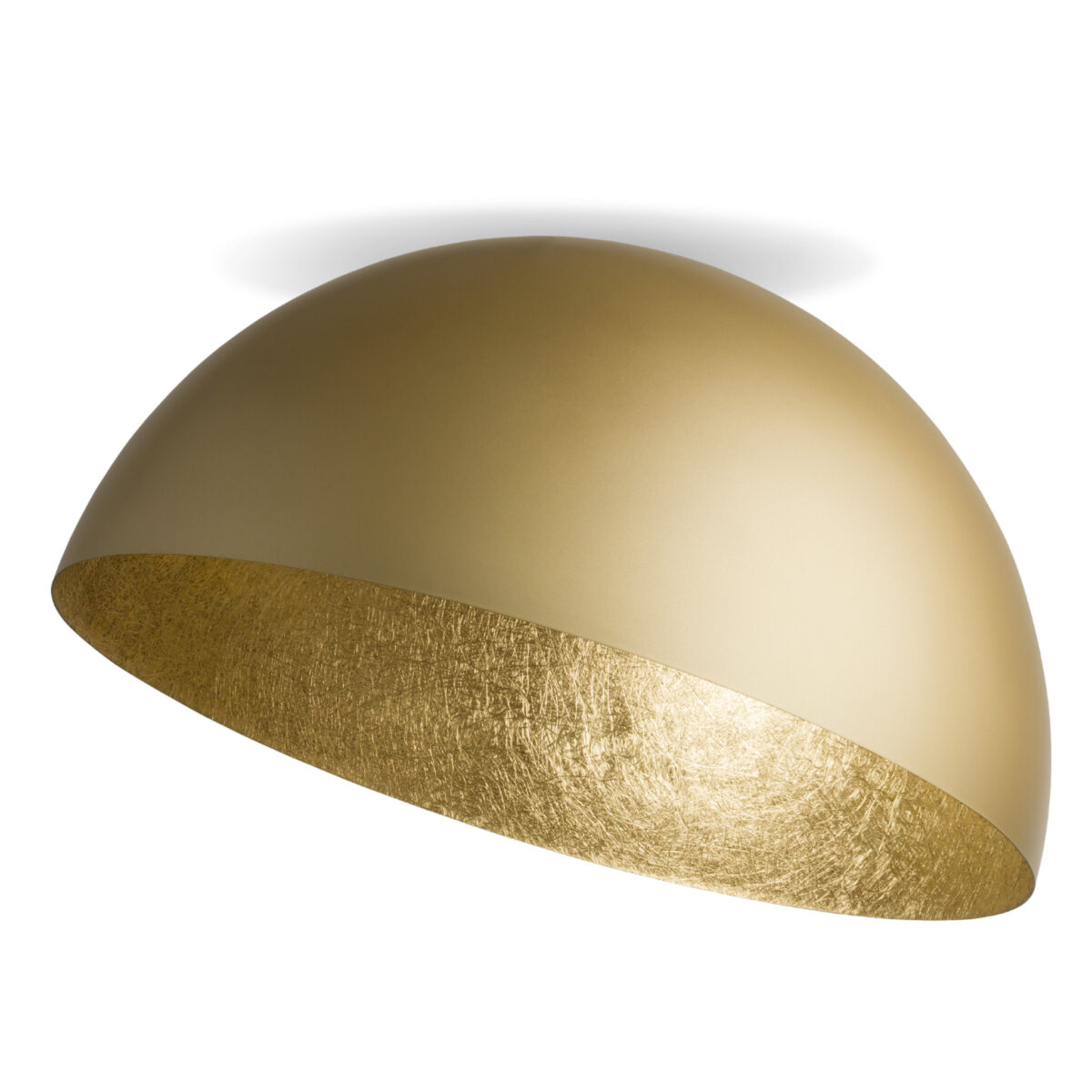 Plafon Sigma Lighting Sfera 90 złoty kompozytowy E27 śr. 90 cm