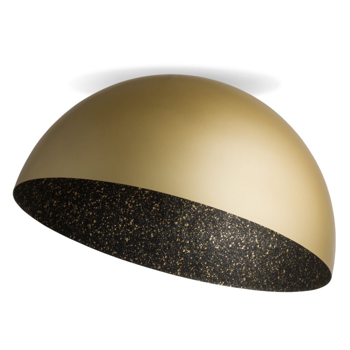 Plafon Sigma Lighting Sfera 90 złoto-czarny kompozytowy E27 śr. 90 cm
