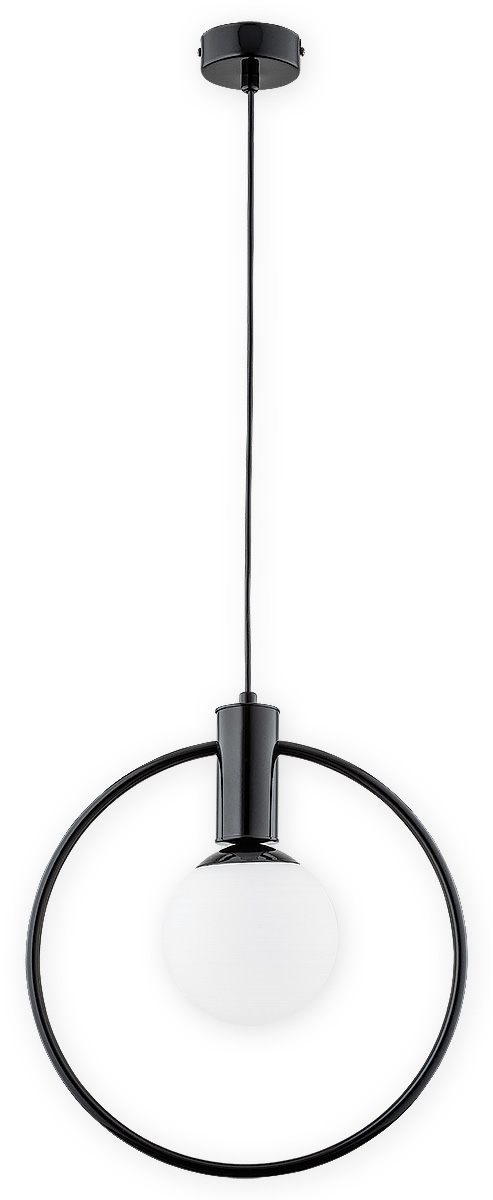 Lampa wisząca Lemir Rico 1xE14 czarny jadalnia