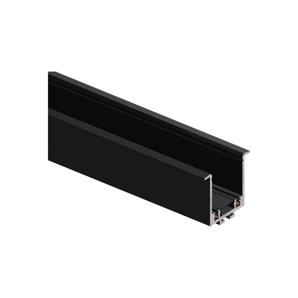 Szyna podtynkowa Light Prestige 2 m Magnetic Slim czarna