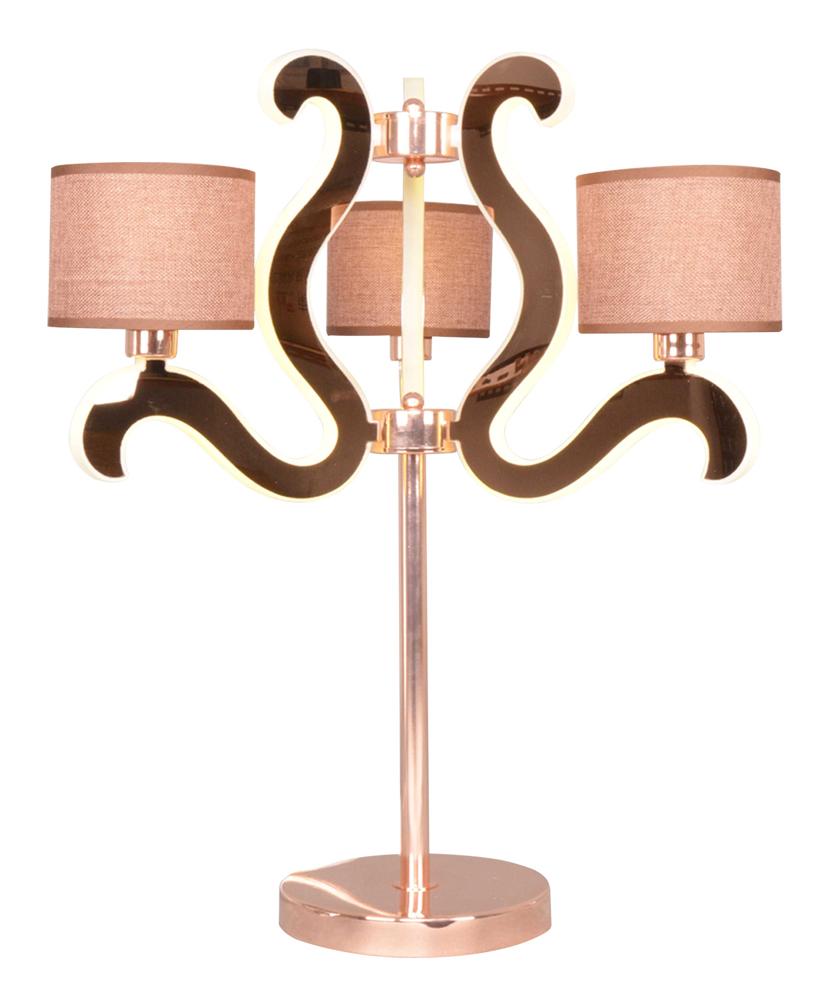 Lampka stołowa Ambrosia LED 18.4W ciepła miedziany klasyczny