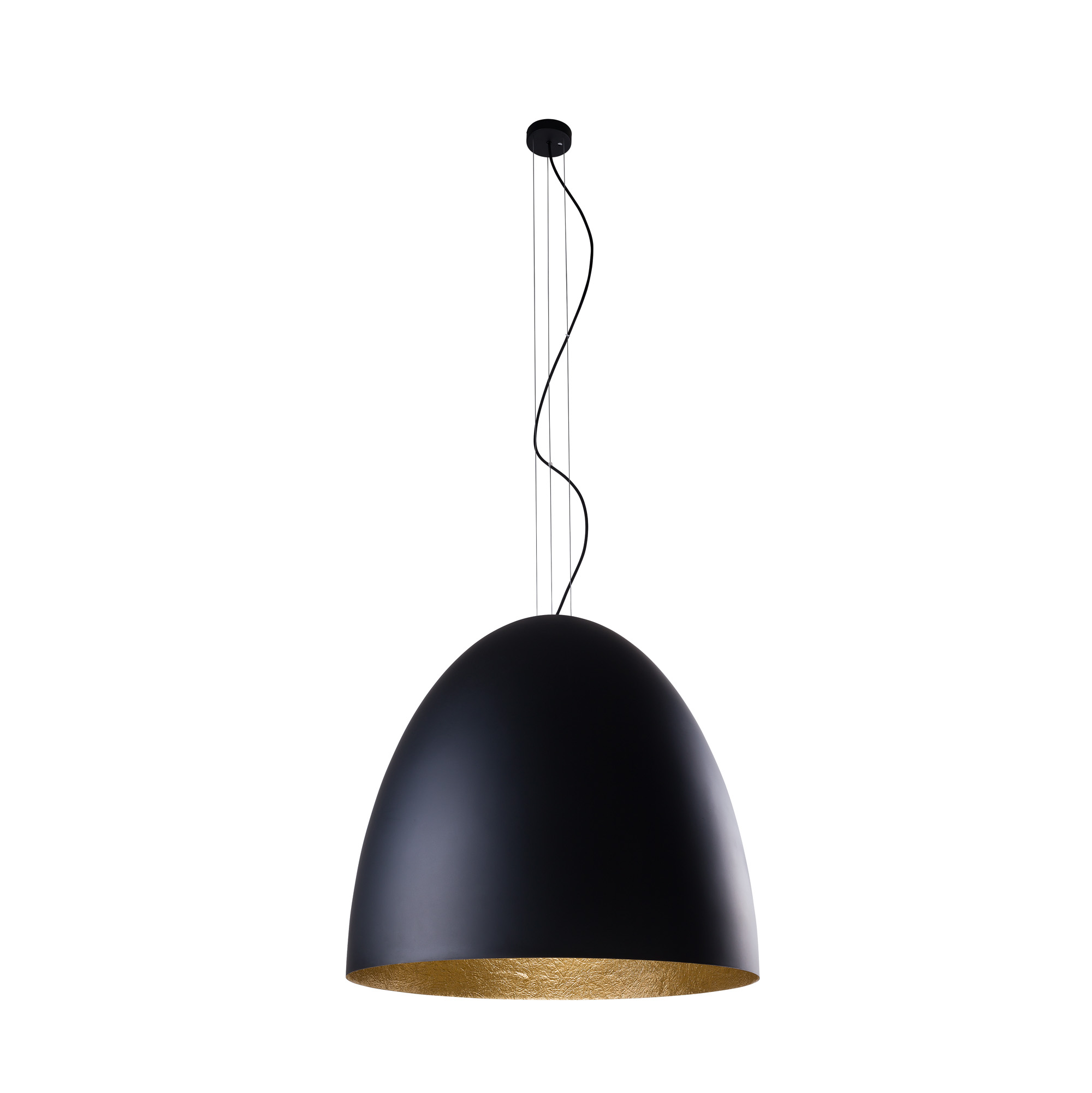 Lampa wisząca Nowodvorski EGG 7xE27 czarny nowoczesna 350 cm nowoczesny