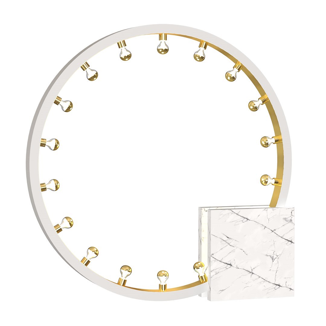 Lampa wisząca Milagro CASSIOPEIA biały + złoty 19xE14 max 40W 115 cm wys.